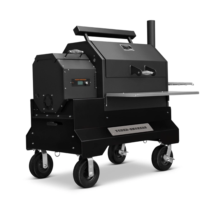 YS640s on Comp Cart with Storage Drawer - Black